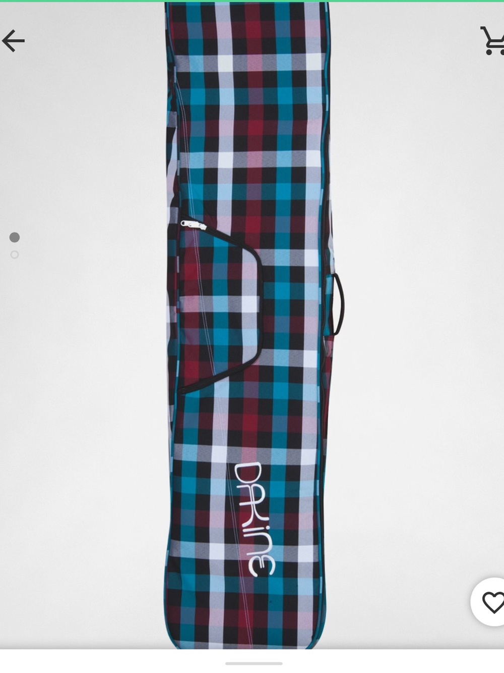 Dakine Snowboard Bag Freestyle Plaid Travel Bag